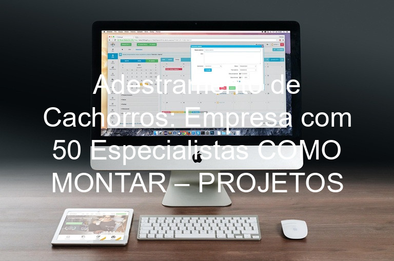 Adestramento de Cachorros: Empresa com 50 Especialistas COMO MONTAR – PROJETOS