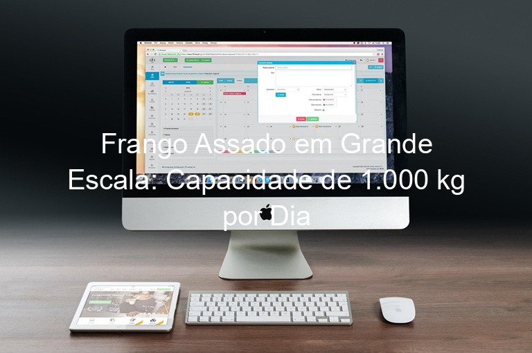 Frango Assado em Grande Escala: Capacidade de 1.000 kg por Dia