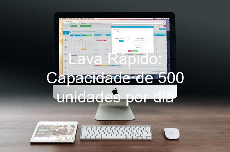 Lava Rápido: Capacidade de 500 unidades por dia