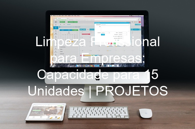 Limpeza Profissional para Empresas: Capacidade para 15 Unidades | PROJETOS