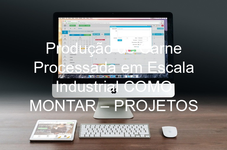 Produção de Carne Processada em Escala Industrial COMO MONTAR – PROJETOS