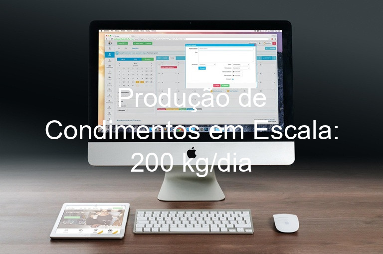 Produção de Condimentos em Escala: 200 kg/dia